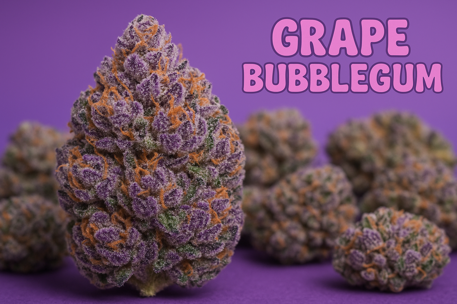 Grape Bubblegum Strain Type, Flavour, Uses, Side effects, price and Reviews